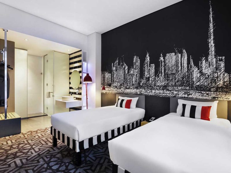 Standard Twin Room (ibis Styles Dubai Airport Hotel)